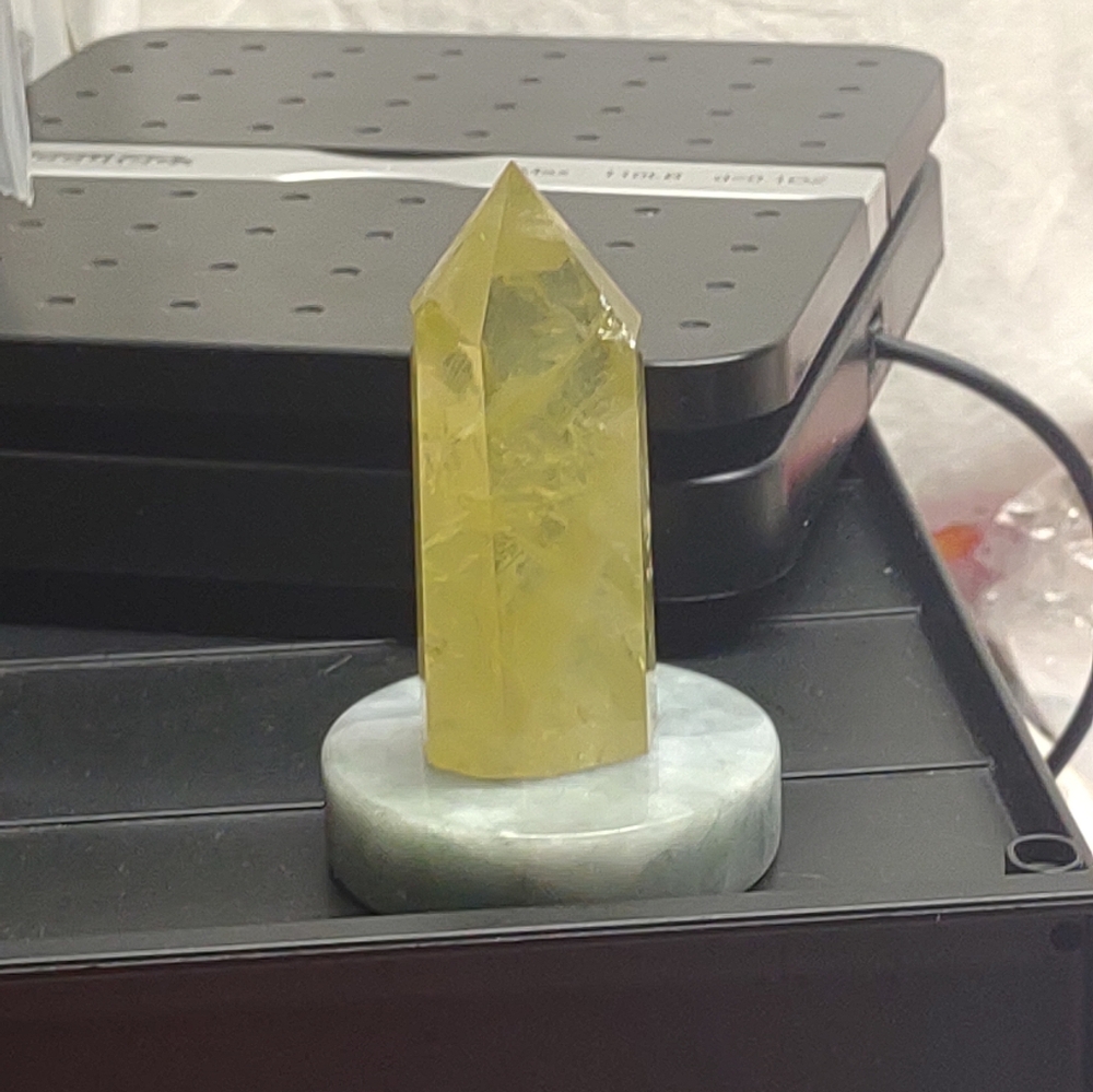 Lemon citrine tower
